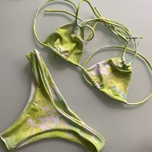 SKATIE swim triangle top and cheeky bottom